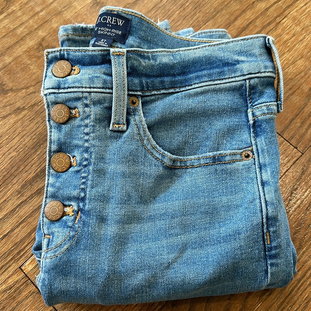 JCrew 10” High Rise Skinny Jean